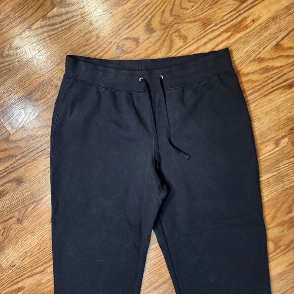St. John's Bay Active Straight Leg Fleece Sweat Pants Black Size L - Picture 4 of 6
